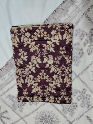 AmanVastra Cotton Blend Floral Print Salwar Suit Material