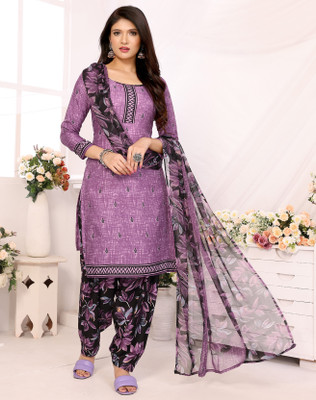 THE ANIRAV Crepe Printed Salwar Suit Material