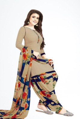AYKA CLOTHINGS Crepe Printed Salwar Suit Material