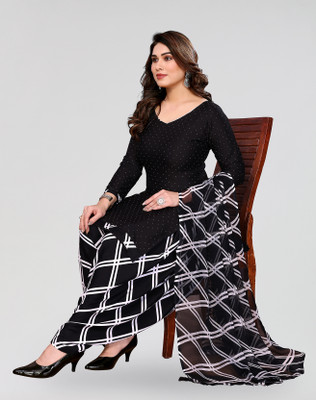 Nirvaan Crepe Printed Salwar Suit Material
