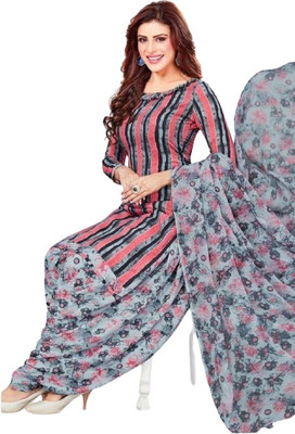 Merira Crepe Printed Salwar Suit Material