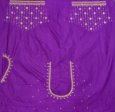SMARTPOINT PLUS Art Silk Embroidered Blouse Material
