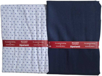 Siyaram's Cotton Blend Printed Shirt & Trouser Fabric