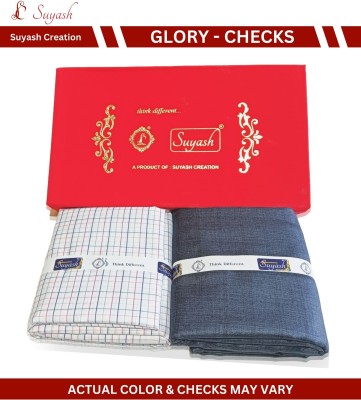SUYASH Polycotton Solid Shirt & Trouser Fabric