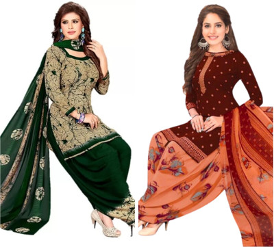Darshini Crepe Printed Kurta & Patiyala Material
