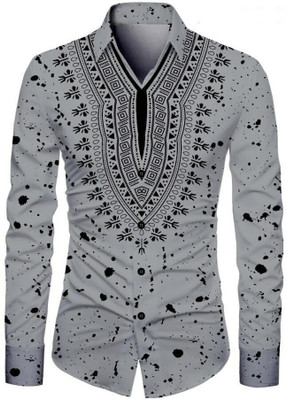 MAME CREATION Polycotton Printed Shirt Fabric