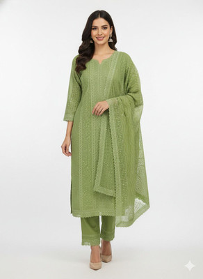 RAJGHARANA NX Chanderi Embroidered Salwar Suit Material