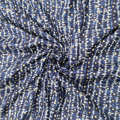 LCX Viscose Rayon Polka Print, Floral Print, Striped Kurta Fabric