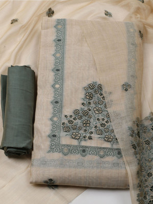 Meena Bazaar Chanderi Self Design Salwar Suit Material
