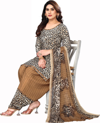 RIGDOM Crepe Printed Salwar Suit Material