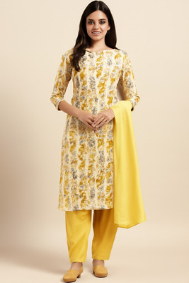 NIHU ENTERPRISE Cotton Silk Printed Multi-purpose Fabric