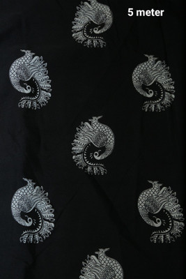 JESVI Crepe Printed Kurta Fabric