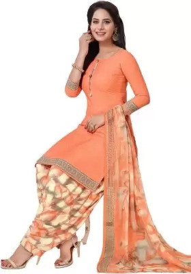 Darshini Crepe Printed Kurta & Patiyala Material