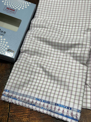Raymond Polycotton Striped Shirt Fabric