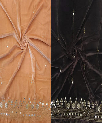 Durga Velvet Solid Blouse Material