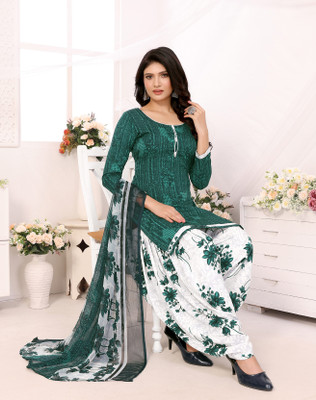 SIMPLYETHNIC Crepe Self Design Salwar Suit Material
