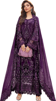 Shreepad Lifestyle Georgette Floral Print Salwar Suit Material