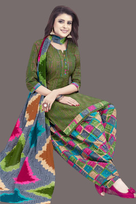 Vijay Deep Silk Mill Art Silk Printed Salwar Suit Material