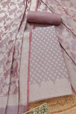 soch Chanderi Self Design Salwar Suit Material