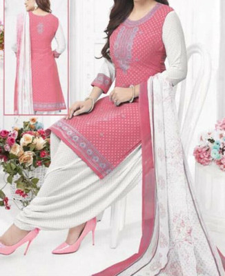 Bhavya Fashion Crepe Printed Salwar Suit Material