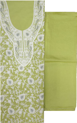 Kashmiri Pure Cotton Embroidered Salwar Suit Material