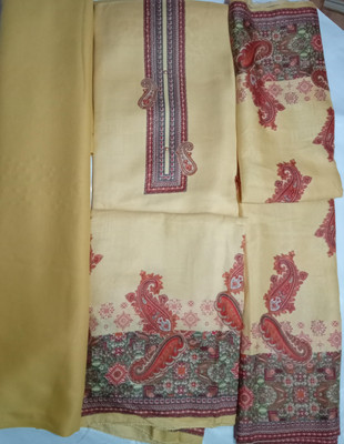 Omkar Traders Wool Floral Print, Printed Salwar Suit Material