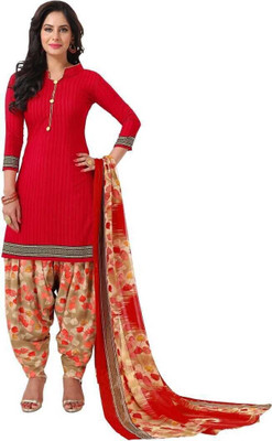 Shree Sarvottam Fashion Crepe Printed Salwar Suit Material