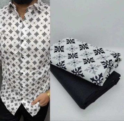 KHODIYAR FASHION Polycotton Printed Shirt & Trouser Fabric