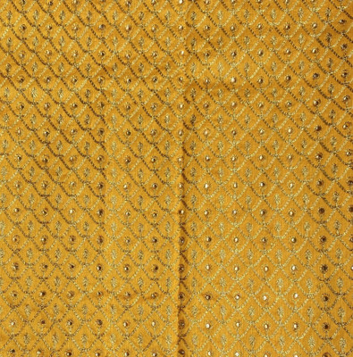 HouseOfCommon Silk Blend Embroidered, Embellished Blouse Material
