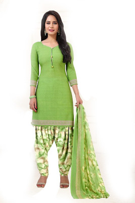 THE ANIRAV Crepe Floral Print Salwar Suit Material