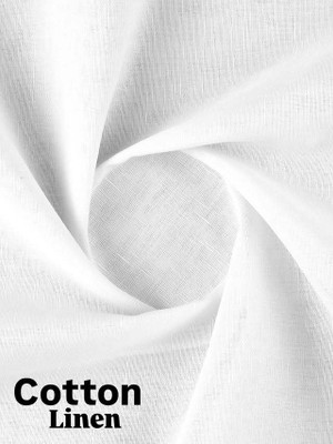 ALTOX Cotton Linen Solid Shirt Fabric