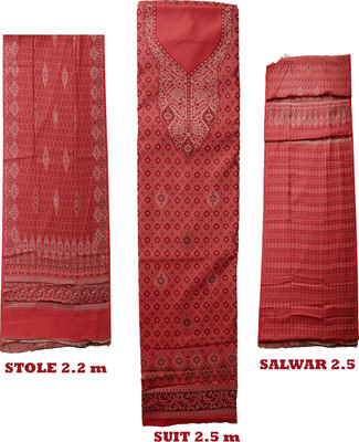 Vrinde Wool Printed Salwar Suit Material
