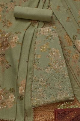 soch Viscose Rayon Floral Print Salwar Suit Material