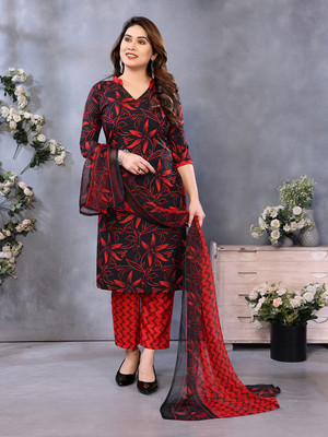 Moda Rapido Crepe Printed Salwar Suit Material
