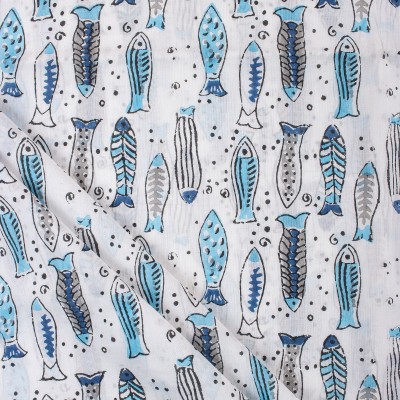 Dmaasa Pure Cotton Animal Print Multi-purpose Fabric