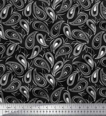 Soimoi Pure Cotton Paisley Multi-purpose Fabric