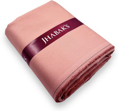 JHABAK'S Lycra Blend Solid Trouser Fabric
