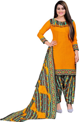 Rajnandini Cotton Blend Printed Salwar Suit Material