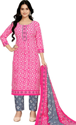 Vijay Deep Silk Mill Art Silk Floral Print Salwar Suit Material