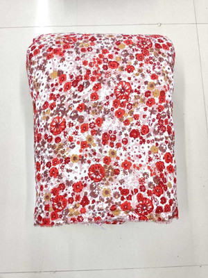 HIGHLANDING Crepe Printed Kurta Fabric