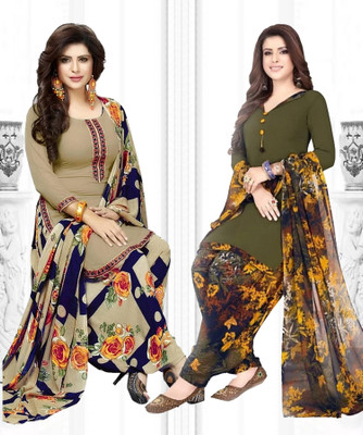 VERCO Crepe Printed Salwar Suit Material