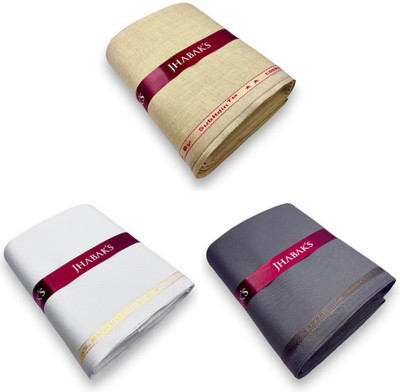 JHABAK'S Viscose Rayon Solid Trouser Fabric
