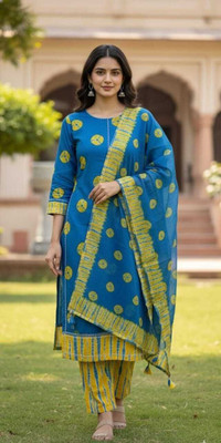 Chingaari Pure Cotton Printed Kurta Fabric