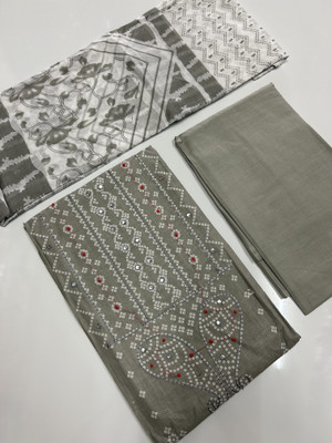 Drashti Creation Pure Cotton Embellished Salwar Suit Material