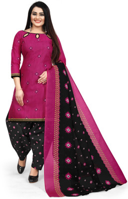 Rajnandini Cotton Blend Printed Salwar Suit Material
