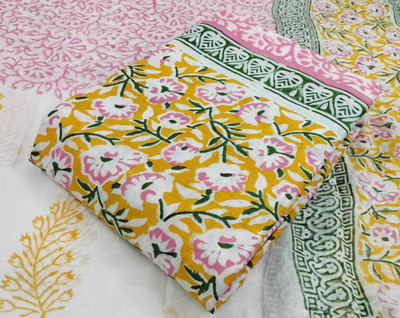 minerva creation Cotton Blend Printed Salwar Suit Material