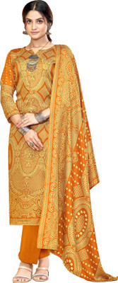 HouseOfCommon Wool Printed Salwar Suit Material