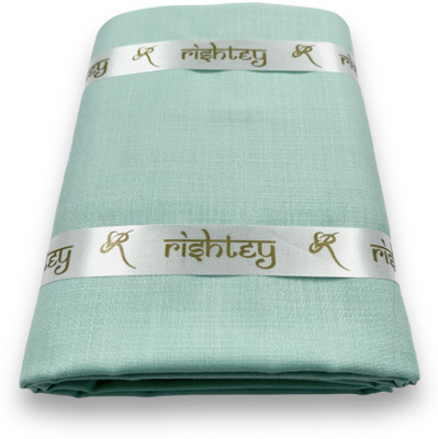 RSIHTEY Cotton Blend Solid Shirt Fabric