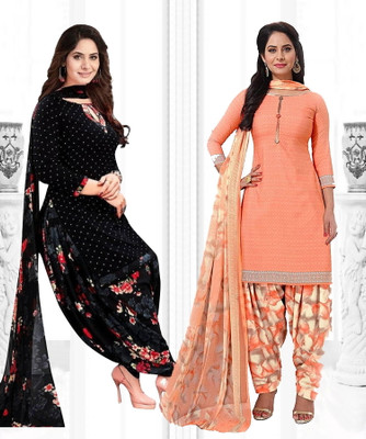 Priyashi Crepe Printed Salwar Suit Material