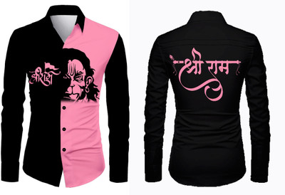 jrk enterprise Polycotton Printed Shirt Fabric